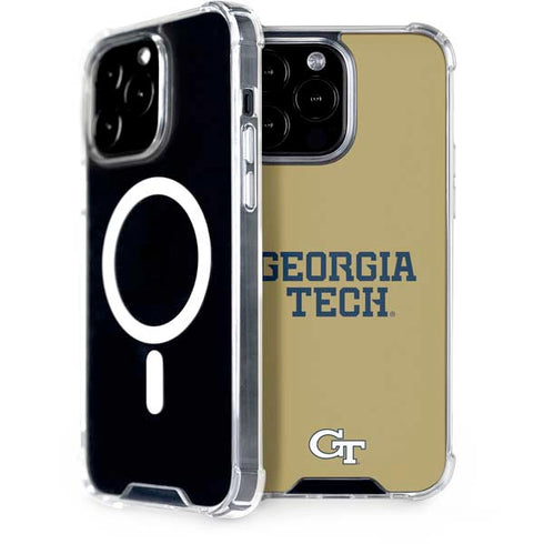 Georgia Institute of Technology LogoType Gold iPhone Cases
